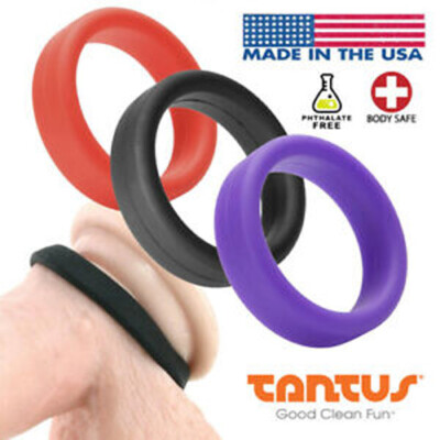 Anneau De Pénis (Cockring) En Silicone Rouge - 3 Snaps - Sextoy Homme Par Rude Rider