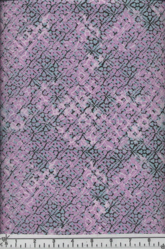 Eclectic Garden Purple Mesh Quilt Fabric - Free Shipping - 1 Yard - Image 2 of 2