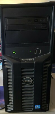 Dell PowerEdge T110 II Tower Intel Xeon E3-1220v2 3.10 QC 1TB SATAX2 DVD RAID !