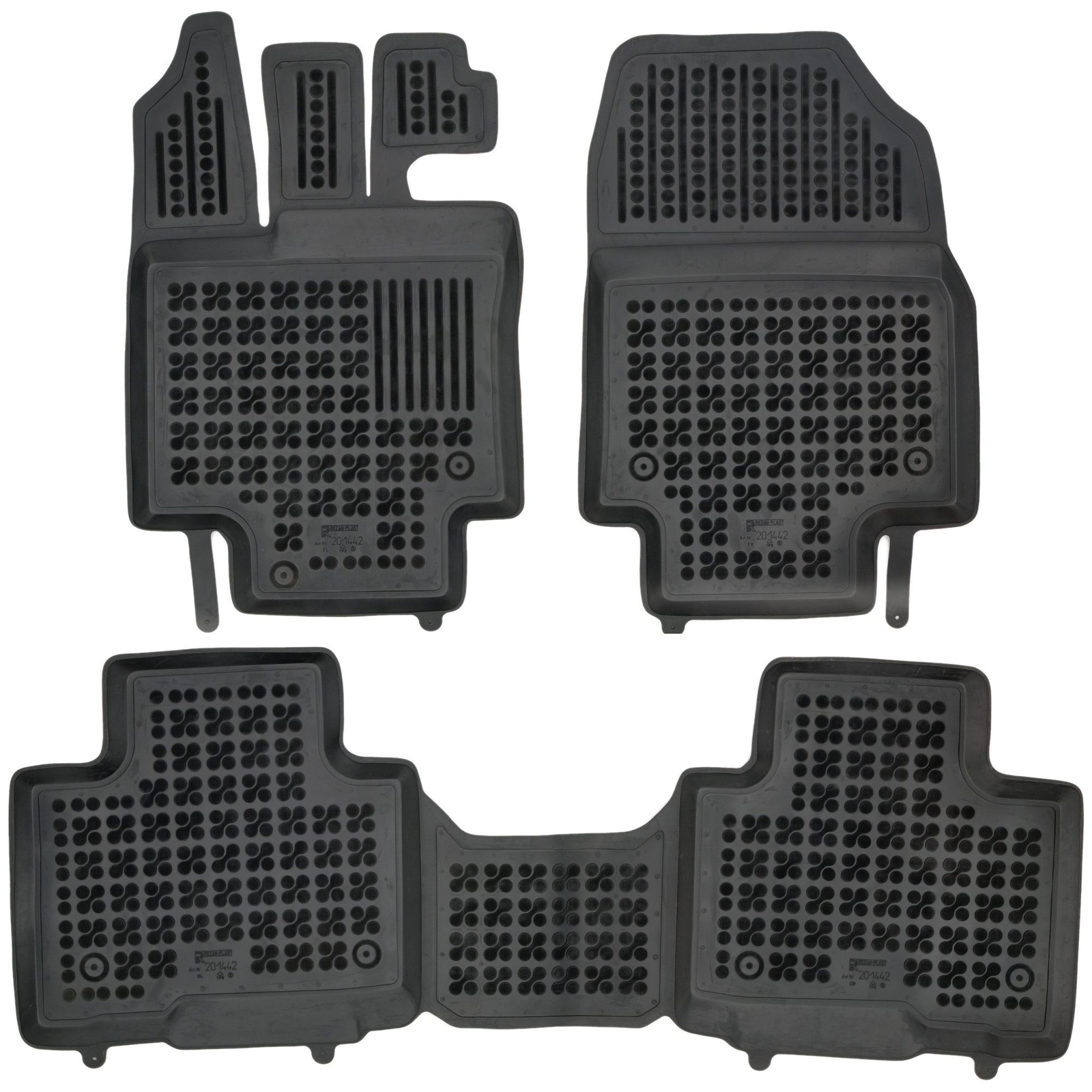 Tapis en caoutchouc sur mesure Rezaw-Plast finition premium pour Toyota Highlander IV