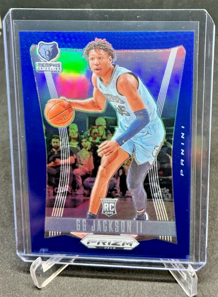 2023/24 Panini Prizm Deca GG JACKSON II Blue Prizm 34/149 #254