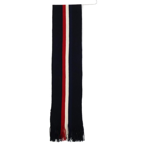 MONCLER E20910002600 02292 SCIARPA Stripe Scarf Navy - Picture 3 of 10