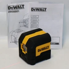 Dewalt DW08801 50 ft. Red Laser Cross Line Laser Level Ship Fast