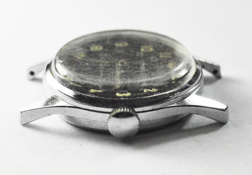 Vintage Tops All Military Wristwatch Black 24hr Dial 8800 Criterion 29mm - Picture 3 of 5