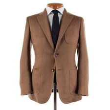 Stile Latino NWT Cashmere Blend Sport Coat Size 46R (36R US) In Brown