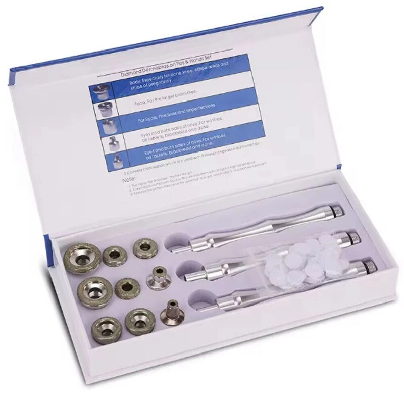 Reemplazos de punta de diamante de microdermabrasión ~ varitas ~ cabezal de dermoabrasión de diamante NUEVO Foto 2 de 4