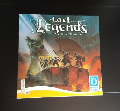 Lost Legends Board Game by Mike Elliott & Queen Games | played once