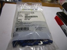 16-14 AWG 0.283" 6 Stud Vinyl Insulated Butted Seam Fork Terminal QTY 100