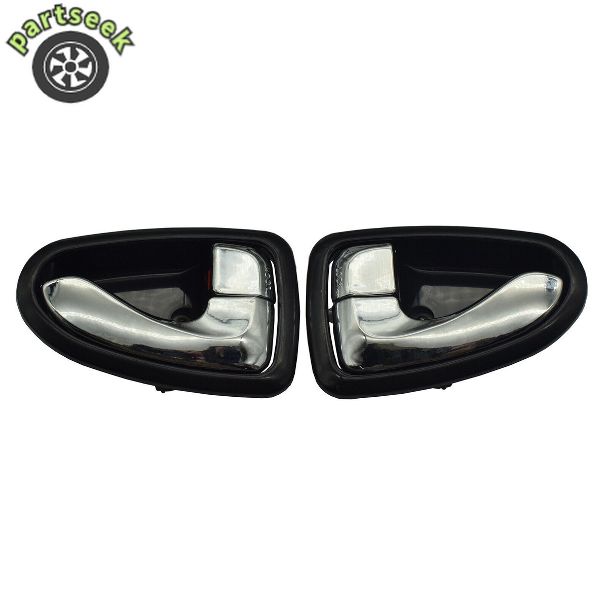 Front Left Outside Door Handle For Hyundai Accent 2000-2005 – Unpainted Black ABS