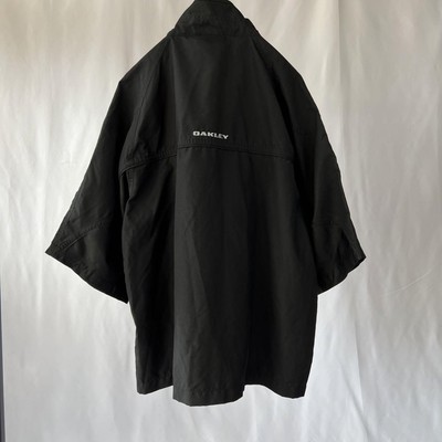 90S 00S Old Tag Oakley Short Sleeve Nylon Jacket Y2K Mens Men'