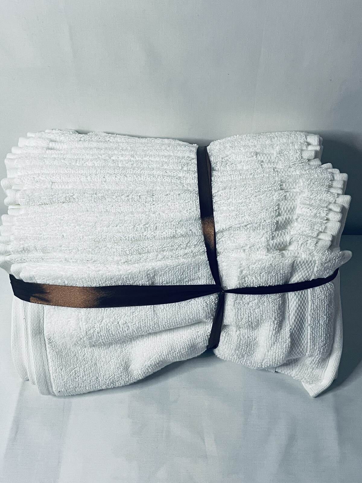 Grandeur Hospitality 24 Washcloths 100 Cotton Washcloths 24Pack White