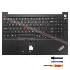US Palmrest Backlit Fingerprint Keyboard For Lenovo ThinkPad E15 Gen2 20T8 20T9