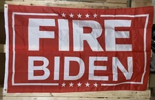 Trump Is Hired Biden Is Fired 2024 Flag FREE SHIP Save America USA Sign 3x5’