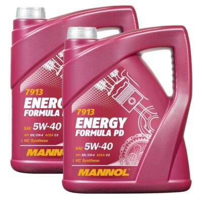 10L MANNOL ENERGY FormulaPD 5W40 ÖL passend für VW505.01 BMW LL04 dexos2 ACEA C3