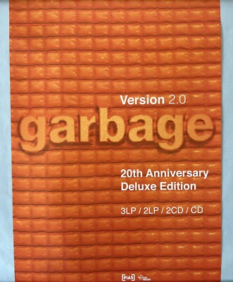 Garbage Version 2.0 20th Anniversary Original Promo Poster 59 cm x 42 cm selten