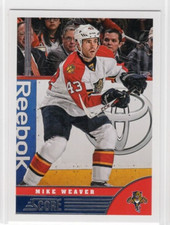 Mike Weaver 13-14 Panini Score Hockey Base Common #208 Florida Panthers