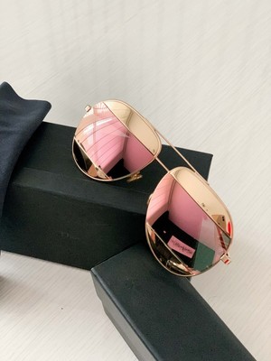 dior rose gold glasses