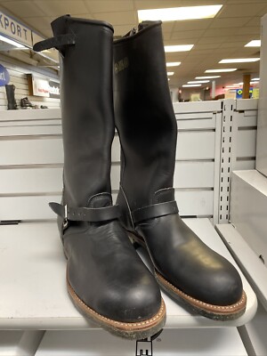 Carolina Biker Boots,16 . Men s 14W,#118.USA,NOS,S/T,Engineer,Harness. Top Grain