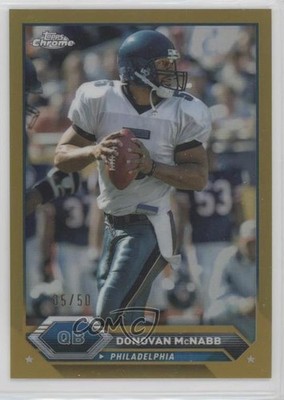 2023 Topps Composite Topps Chrome Gold Refractor 5/50 Donovan McNabb #40 0s7v