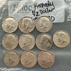 (10) 1967-1969 USA Kennedy Half Dollar Coin Lot