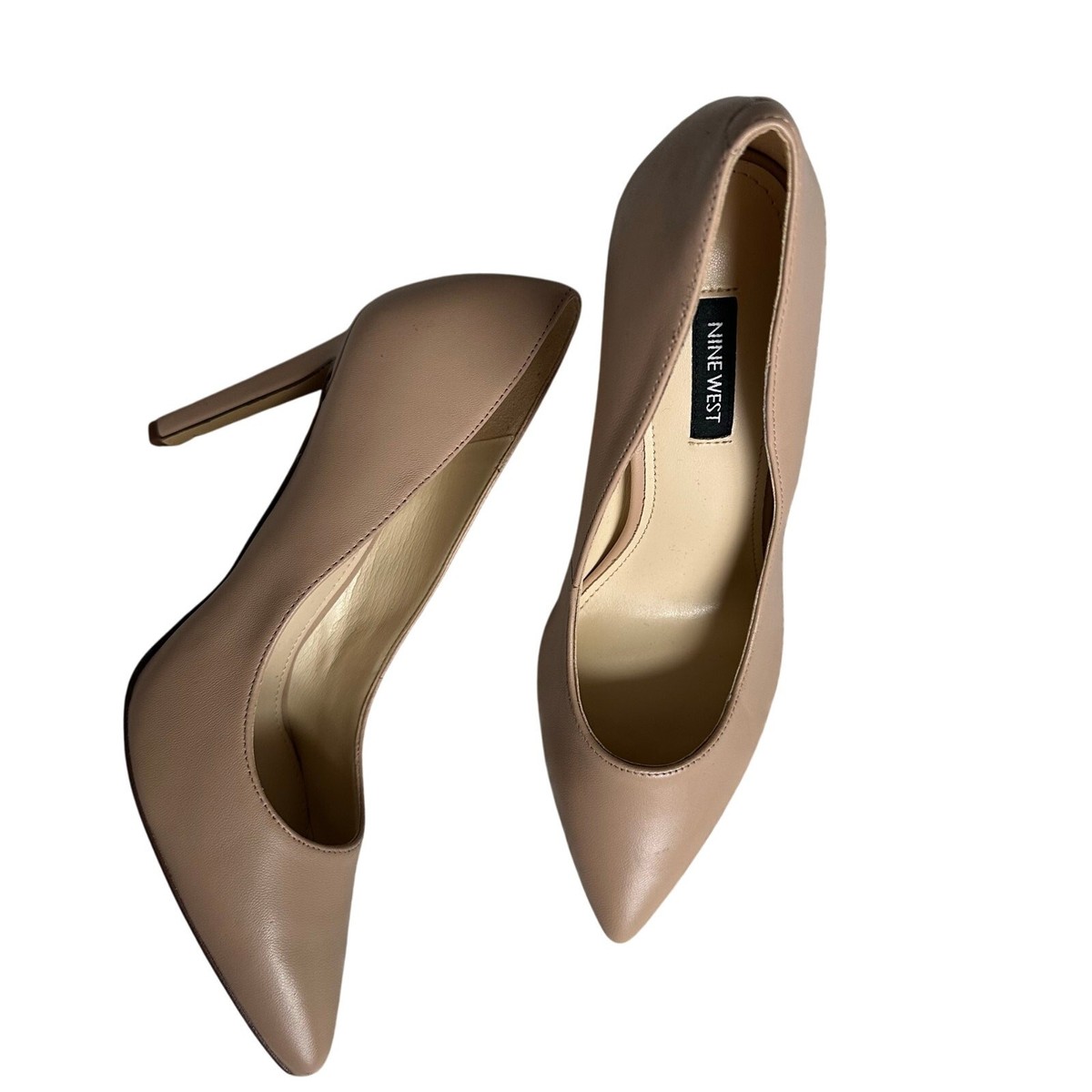 Nude Nine West Pumps View 2