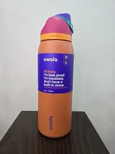 Owala FreeSip Stainless Steel Water Bottle / 40oz / Color: Gemstone Chic