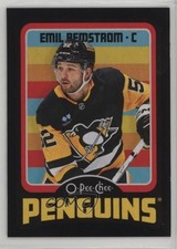 2024-25 O-Pee-Chee Retro Black Border 42/100 Emil Bemstrom #386 g5i