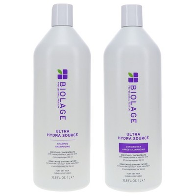 Matrix Biolage Ultra Hydrasource Shampoo 33.8 oz & Conditioner 33.8 oz Each