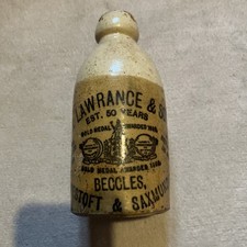 Vintage H.G Lawarance & Sons Ginger Beer Bottle