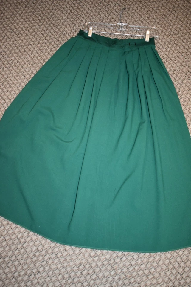 Юбка Pioneer Frontier викторианской гражданской войны 19 века темно-зеленая размер S/M - Изображение 4 из 4