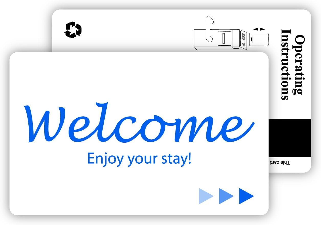 Hotel & Motel Popular Magnetic Stripe Key Cards -500 per Case