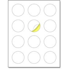 Round Printable Circle Labels 2" - 200 Sheets, Laser/Inkjet