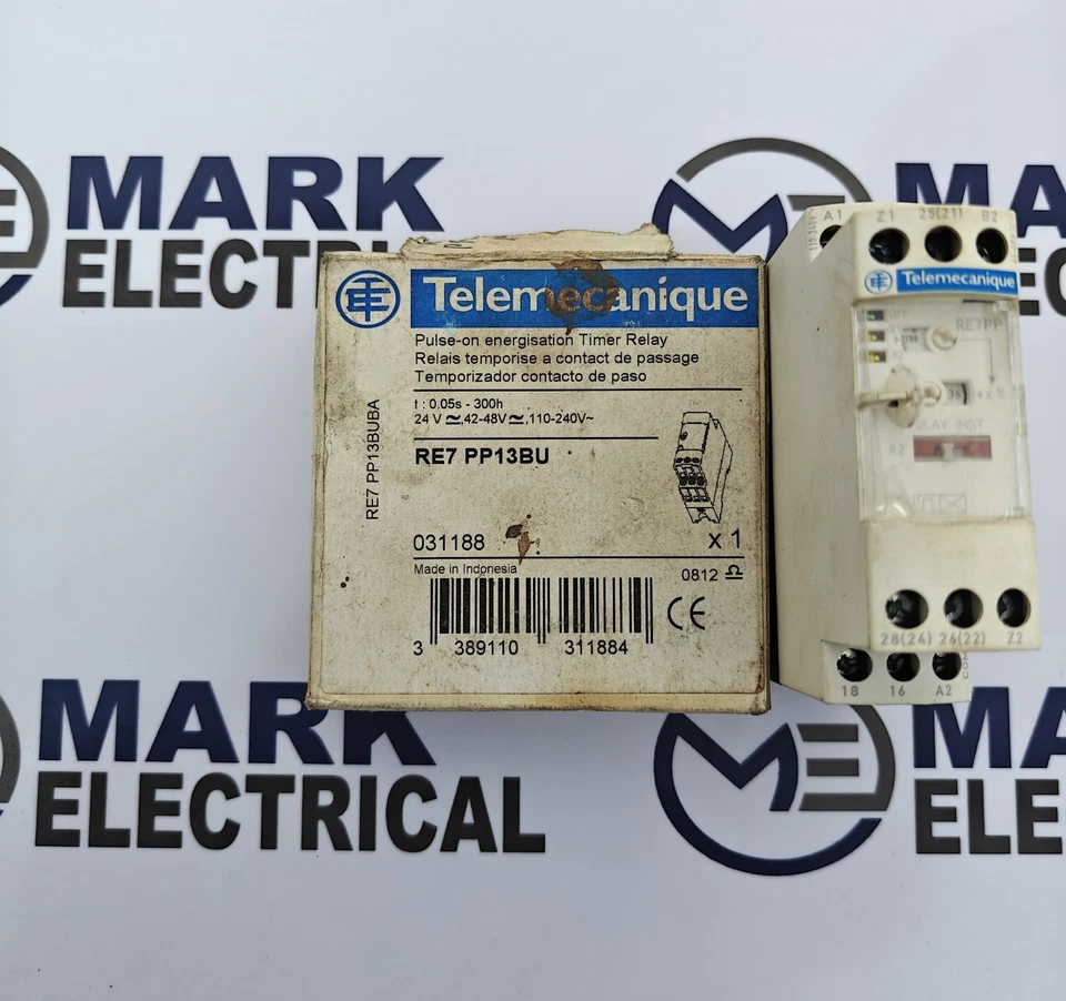 TELEMECANIQUE RE7PP13BU TEMPORIZADOR 0.05S-300H VOLTAJE 110-240VAC ENVÍO RÁPIDO - Imagen 2 de 4