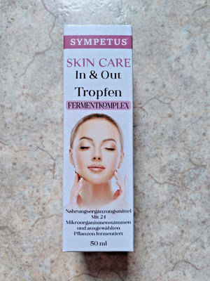 NEU: SYMPETUS SKIN CARE In&Out-Tropfen Nutrikosmetik/Nahrungsergänzung-bio (OVP)