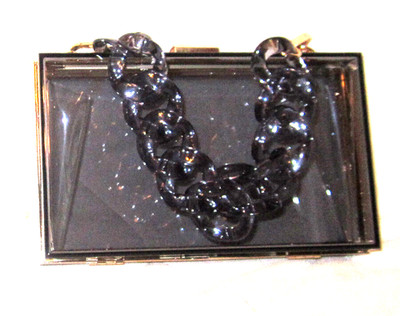 Black Acrylic Purse