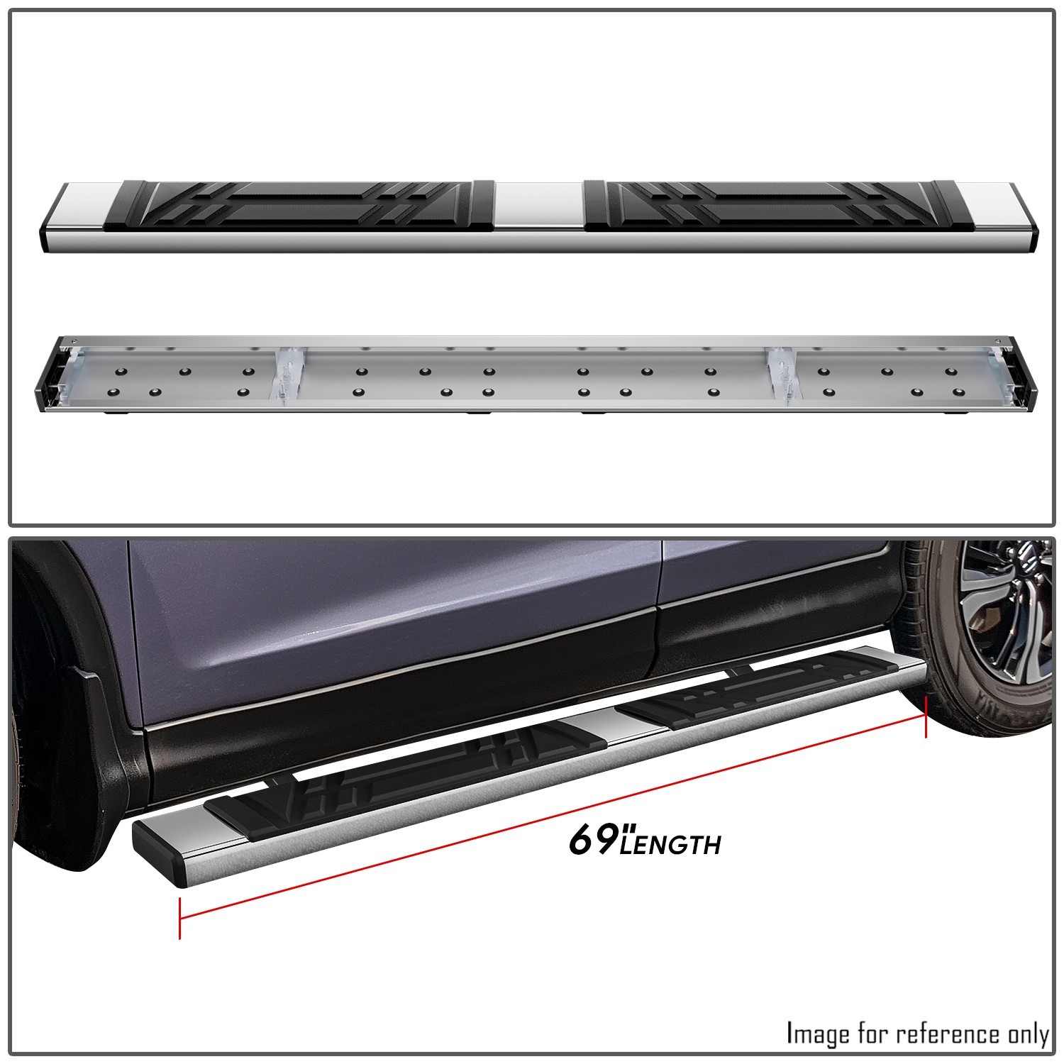 For 07-16 Honda CRV CR-V 6.5" Premium Running Boards Side Step Pedal Nerf Bar