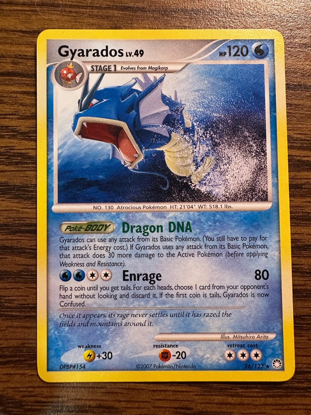 Gyarados 26/123 Mysterious Treasures Regular
