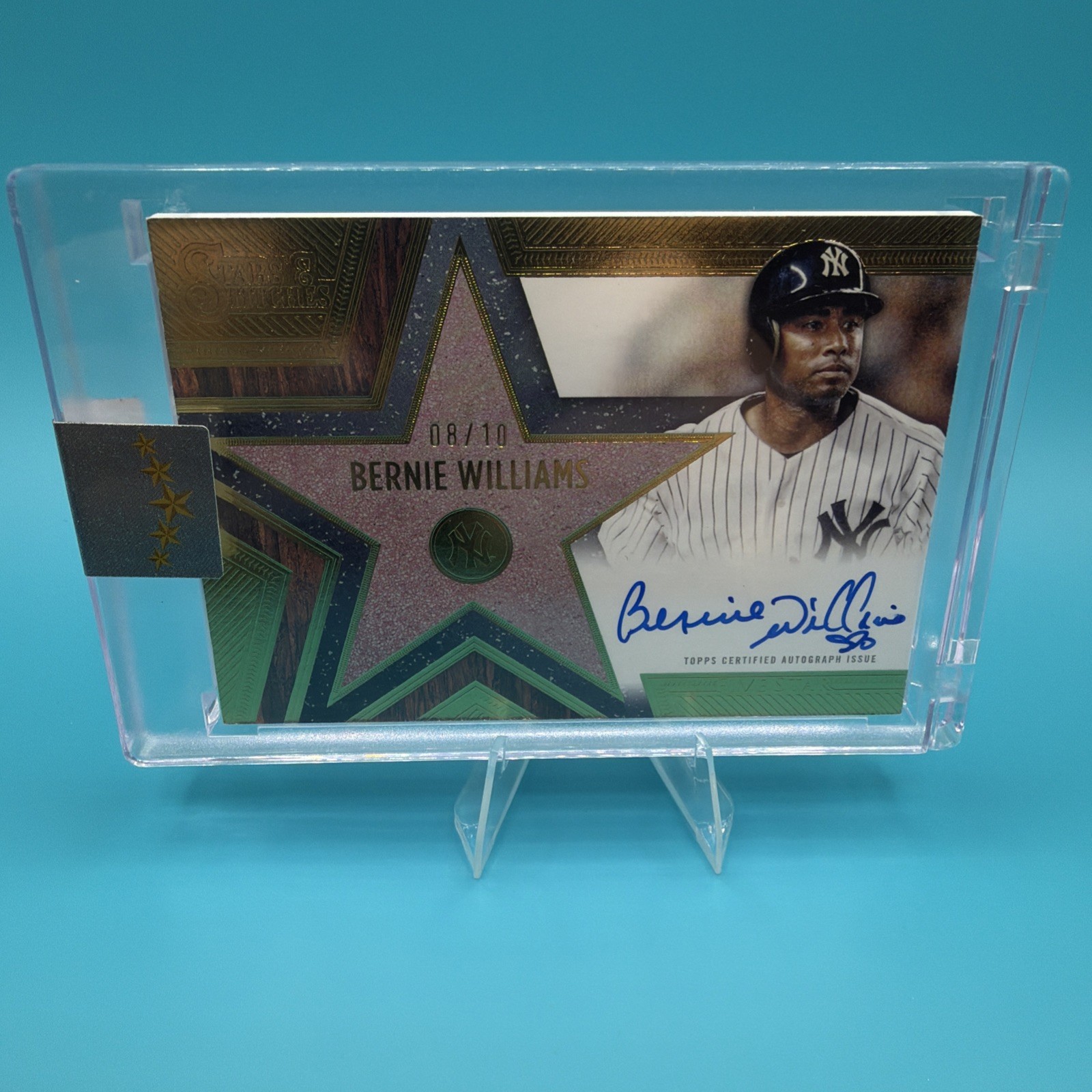 Bernie Williams #SS-BW Baseball Cards 2025 Topps Five Star Stars and Stitches Autograph trading card — raw and PSA graded price guide