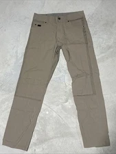 Kuhl Pants Men’s SZ 30x32 Brown Radikl Hiking Outdoor Stretch Nylon Cotton Work