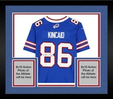 Framed Dalton Kincaid Buffalo Bills Autographed Blue Nike Limited Jersey