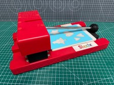 Sizzix Original Red Die Cutting Machine With 10 Dies Craft Bundle