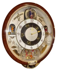 Seiko Melodies in Motion Musical Wall Clock Rotating Pend REPAIR/PARTS*Read Desc