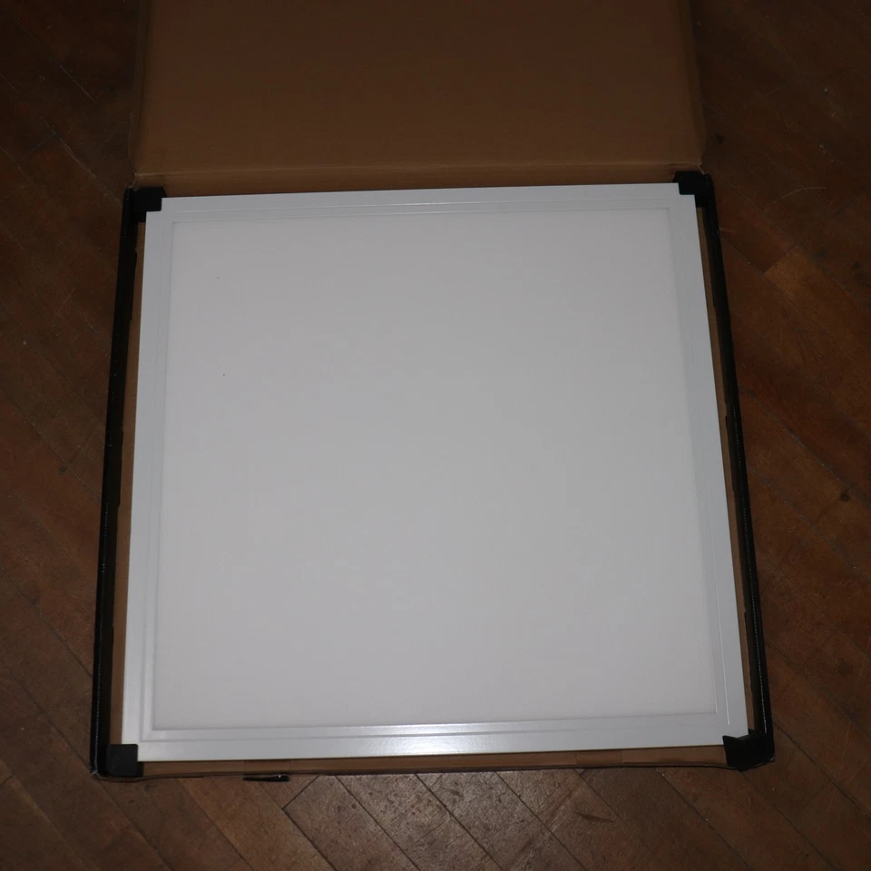 Feit Eléctrico Interior Cuadrado Panel Plano LED Accesorio Plástico Blanco FP2X2/6WY/WH Foto 3 de 4