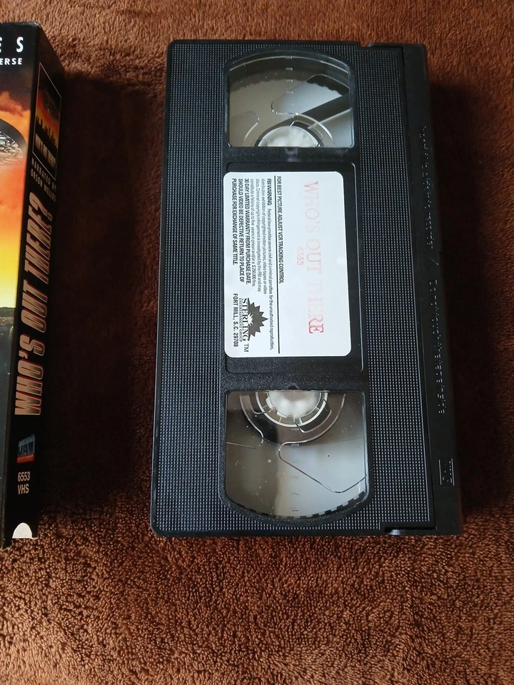 Who's Out There VHS 1991 Bonus Feature Universe A Space Odyssey Willaim Shatner Foto 2 de 3