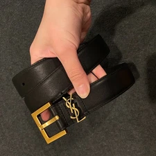 Authentic YSL Saint Laurent Belt Size 90cm