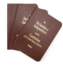 3 Pack Pocket Constitutions Bill of Rights Amendments Declaration of Independ...