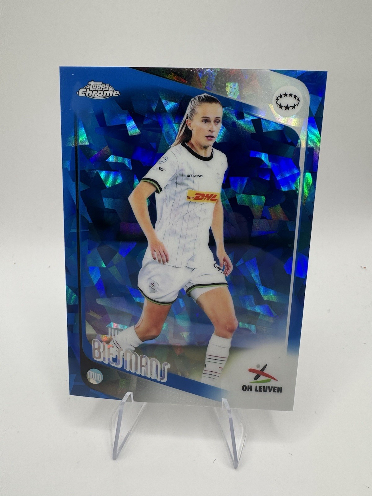 2025-26 Topps Chrome Sapphire UEFA Women's UCL Julie Biesmans #50