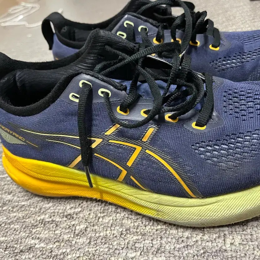 Asics Gel Kayano 31 Indigo Blue 2E Wide Running Shoes 260mm