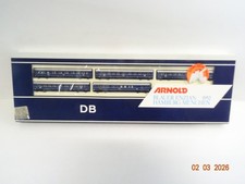 Arnold N 0174 carrozza treno genziana blu 5 pezzi delle DB in confezione originale RR7389