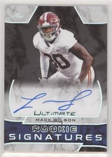 2019 Leaf Ultimate Rookie Signatures Silver Spectrum 9/10 Mack Wilson Auto 4t6